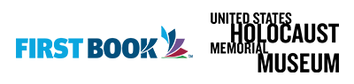 First Book logo and United States Holocaust Memorial Museum logo